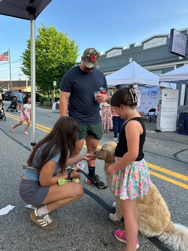 Dad and kids Strawberry Stroll 2026