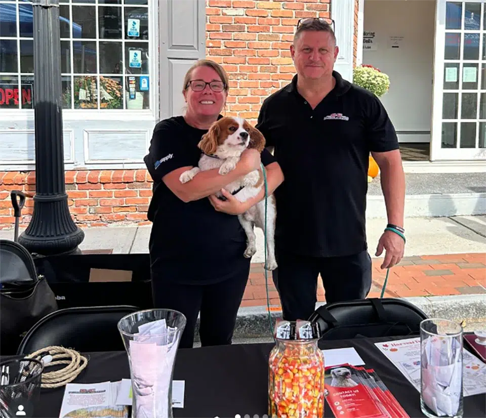 Owners of G&C at Harvest Festival in Franklin, MA.