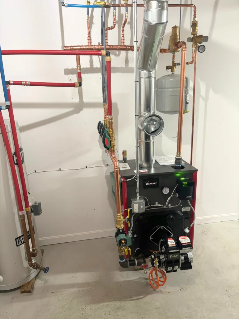 velocity oil boiler installation in medford