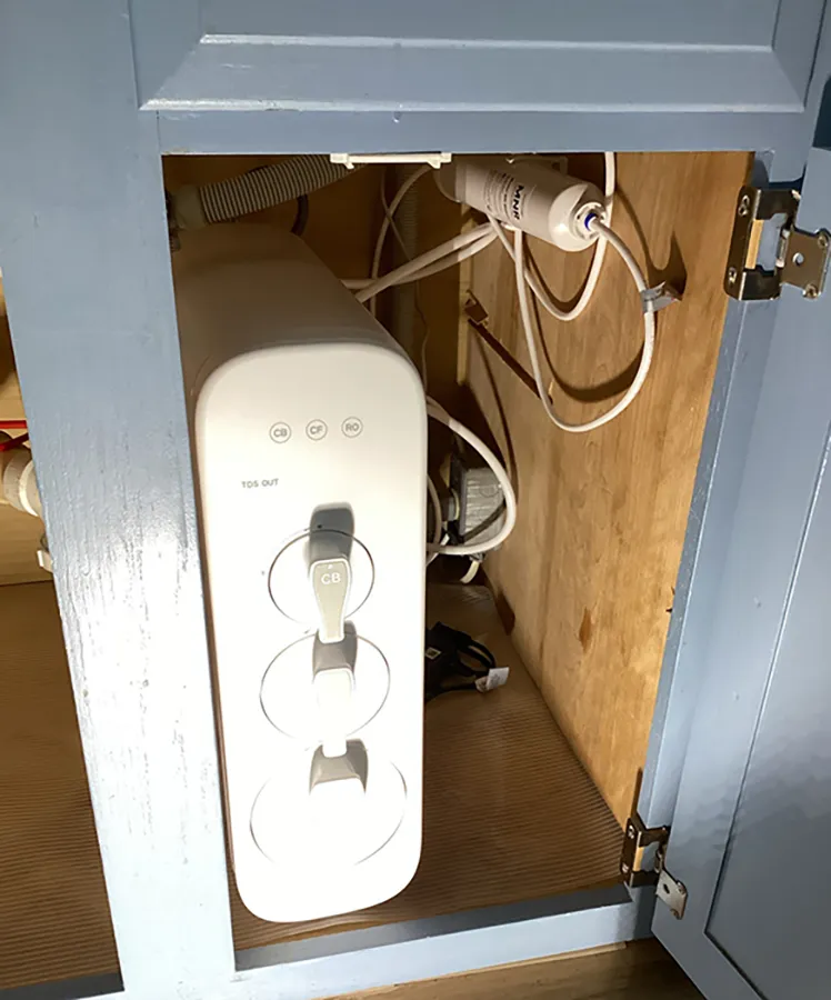 water filter installation