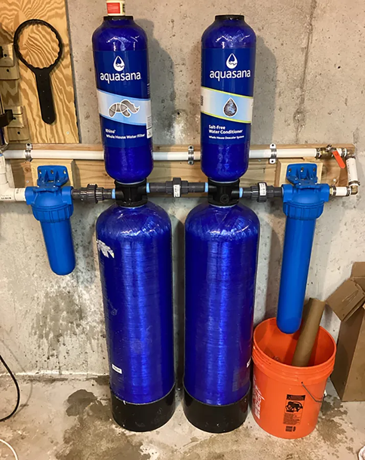 water filtration installation